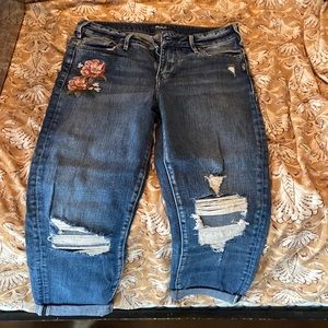 Silver brand crop jeans